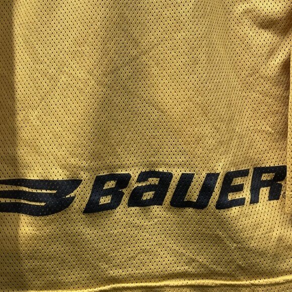 Bauer rare HOCKEY JERSEY Yellow CAVANAGH'S DEVELOPMENTAL HOCKEY PROGRAM Size XL - Picture 9 of 9